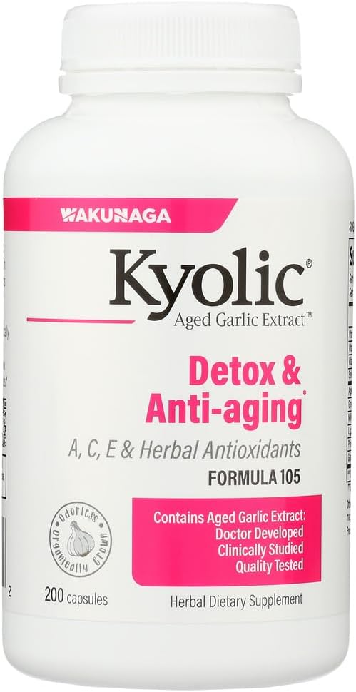 Kyolic Usturoi Formula 105 Detox & Anti- Aging (200 capsule)