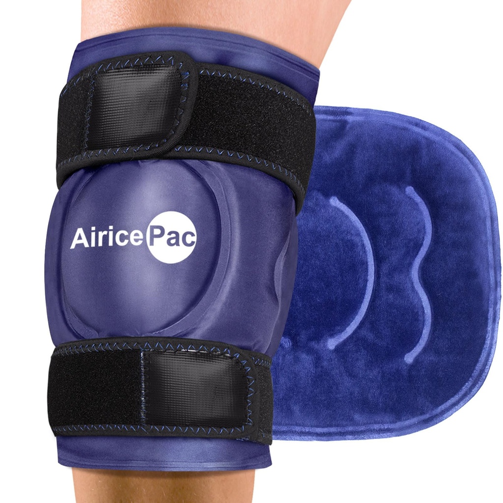 Ice Pack pentru Genunchi Durere Relief, Gel Recusable Ice Wrap pentru leziuni, Umflare, Chirurgie de înlocuire genunchi, Cold Compress Terapie pentru Artrită, Menisc Tear și ACL, Albastru