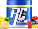 Ronnie Coleman's BCAA XS Powder with EAAs, Branched Chain Amino Acids Post Workout Muscle Recovery, Sugar Free Hydration Drink for Women and Men, Lemonbeary Gummies, 30 Servings