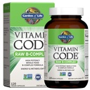 Garden of Life Vitamina B Complex, 120 capsule Vegan, vitamine de mare potenta pentru energie si metabolism cu B6, Folate & B12 ca metilcobalamină Plus Probiotice