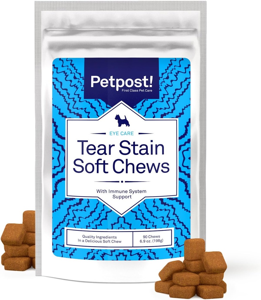 Petpost Tear Stain Remover Soft Chews for Dogs 