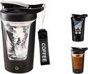 Electric Proteine Shaker Sticla, Cupa Mixer portabil, USB C Reîncărcabil, BPA-Free Tritan, 450ml/16oz, 500mAh, pentru Shakes Smooth