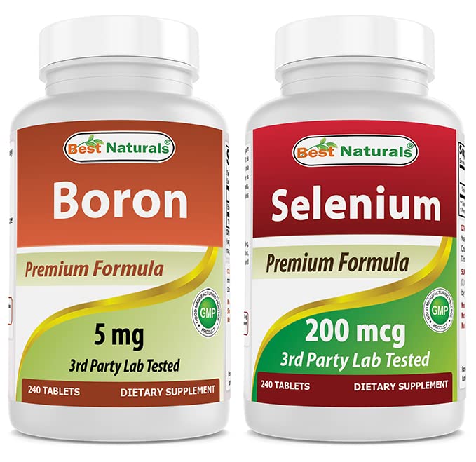 Bor 5 mg & Seleniu 200 mcg