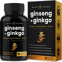 NutraChamps capsule de culoare roșie Panax Ginseng Gineng 