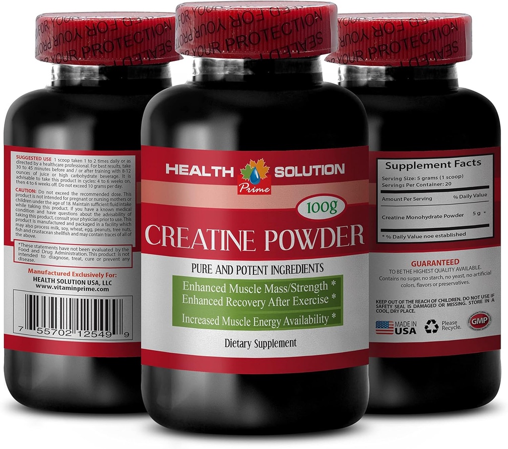 Creatin monohidrat organic - CREATINE POWDER 100g - stimularea cresterii musculare - creatina monohidrat pulbere - creatina micronitizată monohidrat - creatina monohidrat 5g pulbere - creatina micronitizată 1 Bot