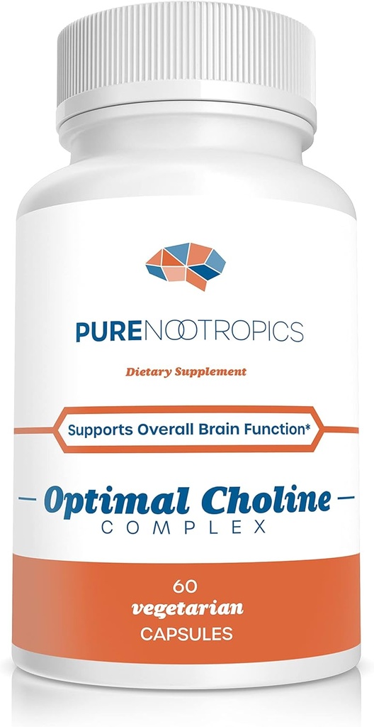 Nootropice pure - Optimal Choline Complex - Alpha GPC / CDP Citicoline Blend - 300 mg 