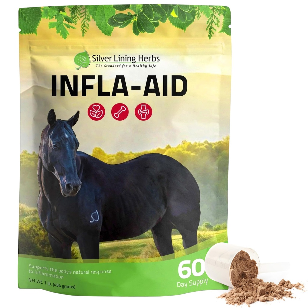 Silver Lining Herbs Infla-Aid pentru cai 