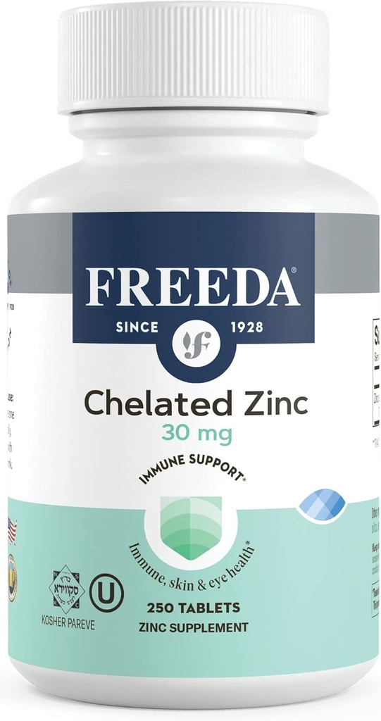 Freeda Chelated Zinc 30mg 