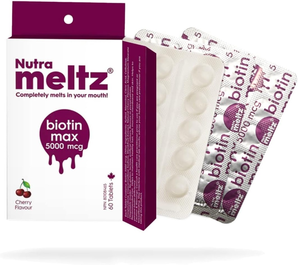 Nutra meltz Biotin 5000 mcg 
