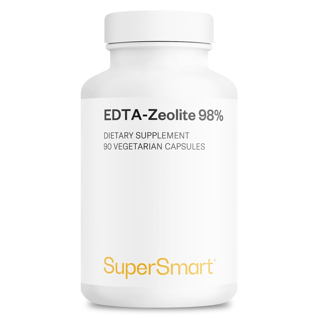 Supersmart - EDTA Zeolit 98% (Formulă avansată) - cu Thistle lapte & Pigment - Supliment de mare potenta 