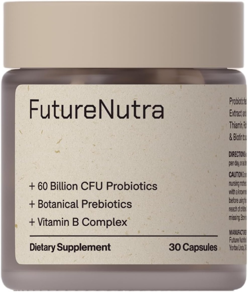 10 Tulpini avansate, prebiotice, și vitamine B pentru Digestive Totale & Imunity Health, susține constipație ocazională, balonare, diaree - 30 Conte/Bottle