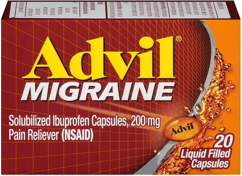Advil 200 mg Capsule umplute cu lichid 20 ea