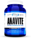 Gazpari Nutrition Anavite, Sporturi Multi-Vitamina cu Aminoacidi, Beta-Alanină și L-Carnitina, Performanță îmbunătățită și recuperare (Nou dimensiune mai mică, 30 Serviri)