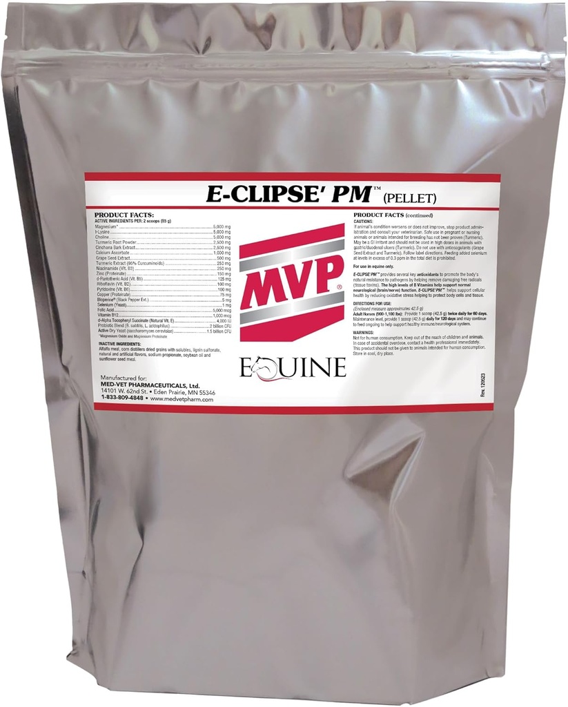 E-Clipsă PM (6 lb) Sănătate neurologică/Suport imun pentru cai