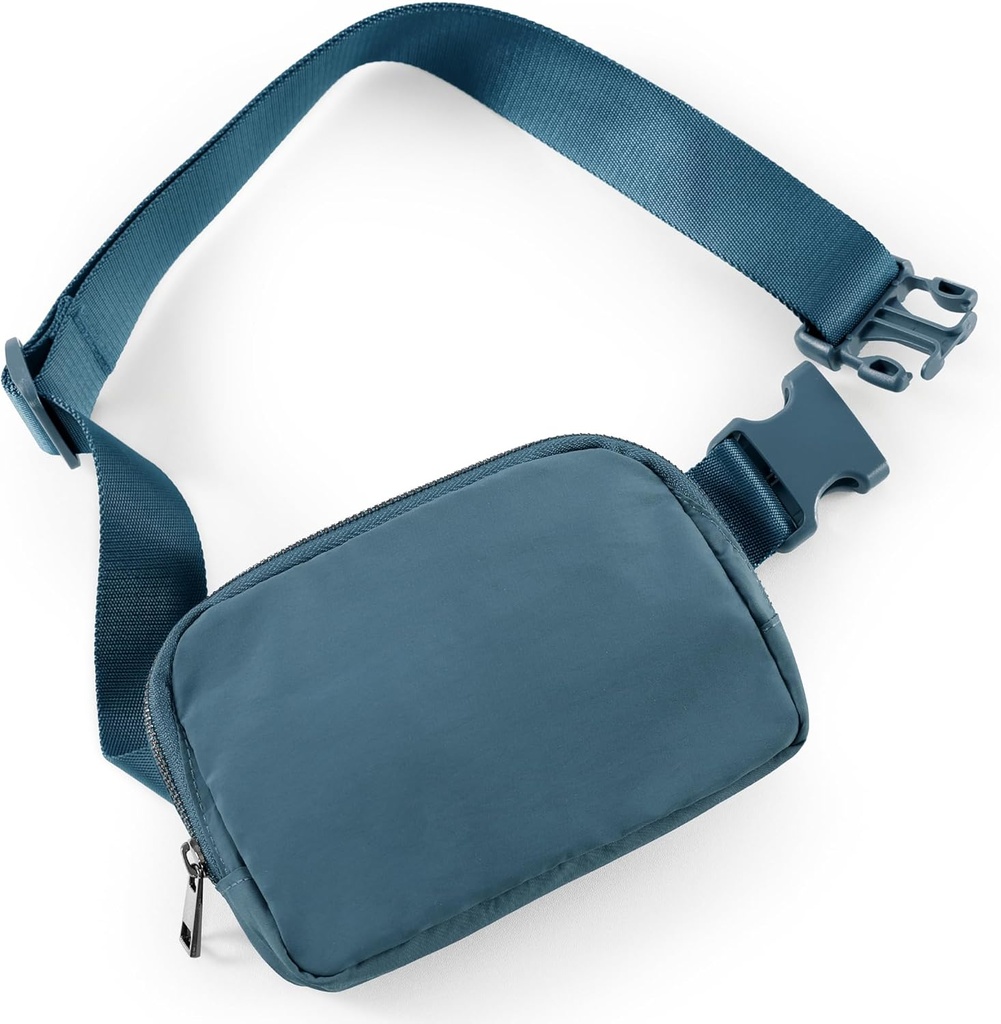 ODODOS Unisex Mini Belt Bag cu curea reglabilă mic Pachet Fanny pentru antrenament de rulare Drumeţii turistice, albastru