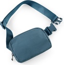 ODODOS Unisex Mini Belt Bag cu curea reglabilă mic Pachet Fanny pentru antrenament de rulare Drumeţii turistice, albastru