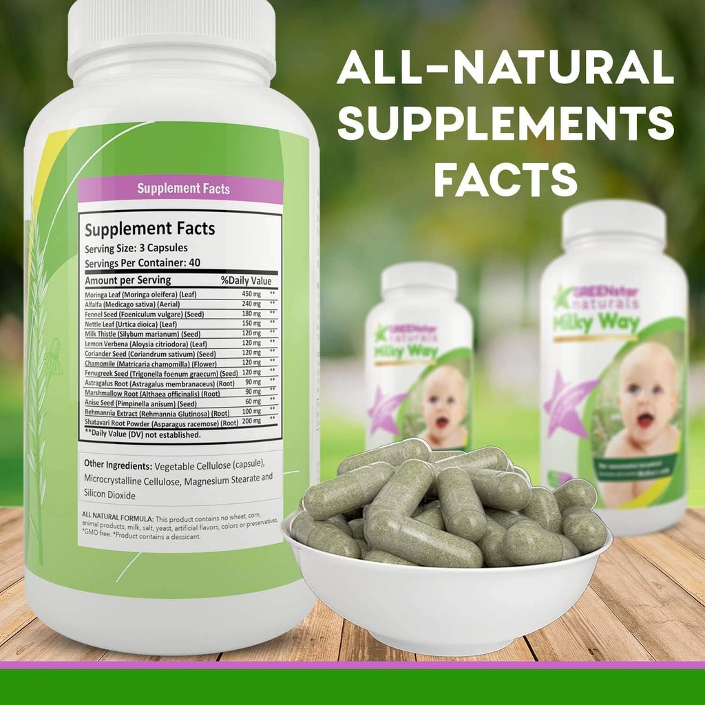 Alaptare Supliment Alăptarea Suport pentru creşterea laptelui matern, Alăptarea Supliment capsule cu lapte Thistle Seminte organice de schinduf, Lapte matern Vitamina postnatala pentru mame.