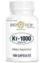 K1- 1000 (Vitamina K1) 100 capsule - 3 cutii - Bio- Tech Pharmacal