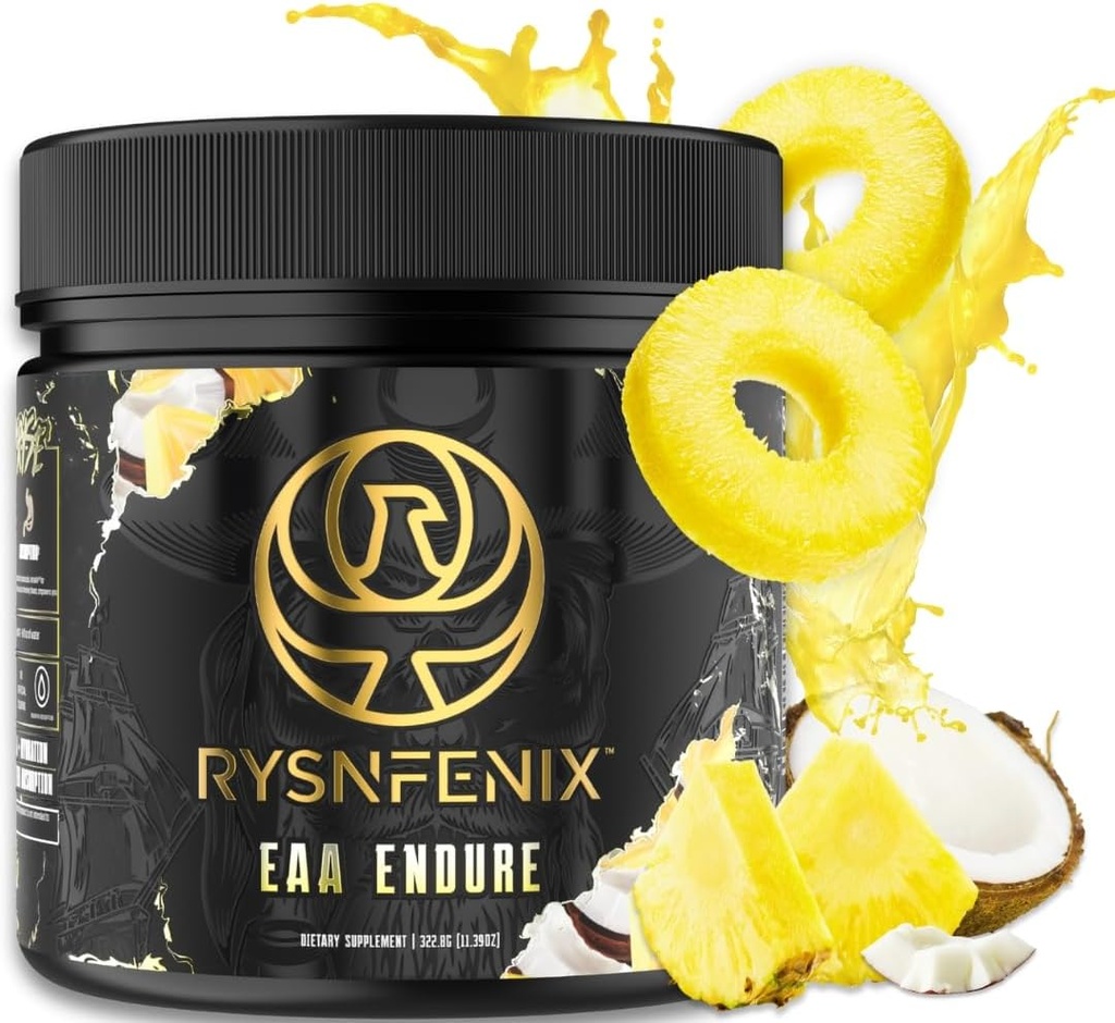 EAA Edure - 11g EAA + BCAA cu extract de Astragin & Black Pepper pentru absorbție îmbunătățită a aminoacidului și aquamin Electroliti pentru hidratare 
