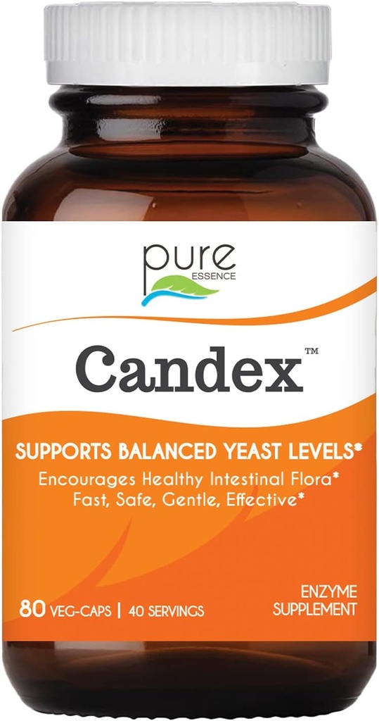 Essence Pure Essence Candex Supliment - Suplimentul de crestere uretica cu enzime digestive, Tratamentul probiotic al infectiei ureice pentru barbati si femei - 80 Capsule