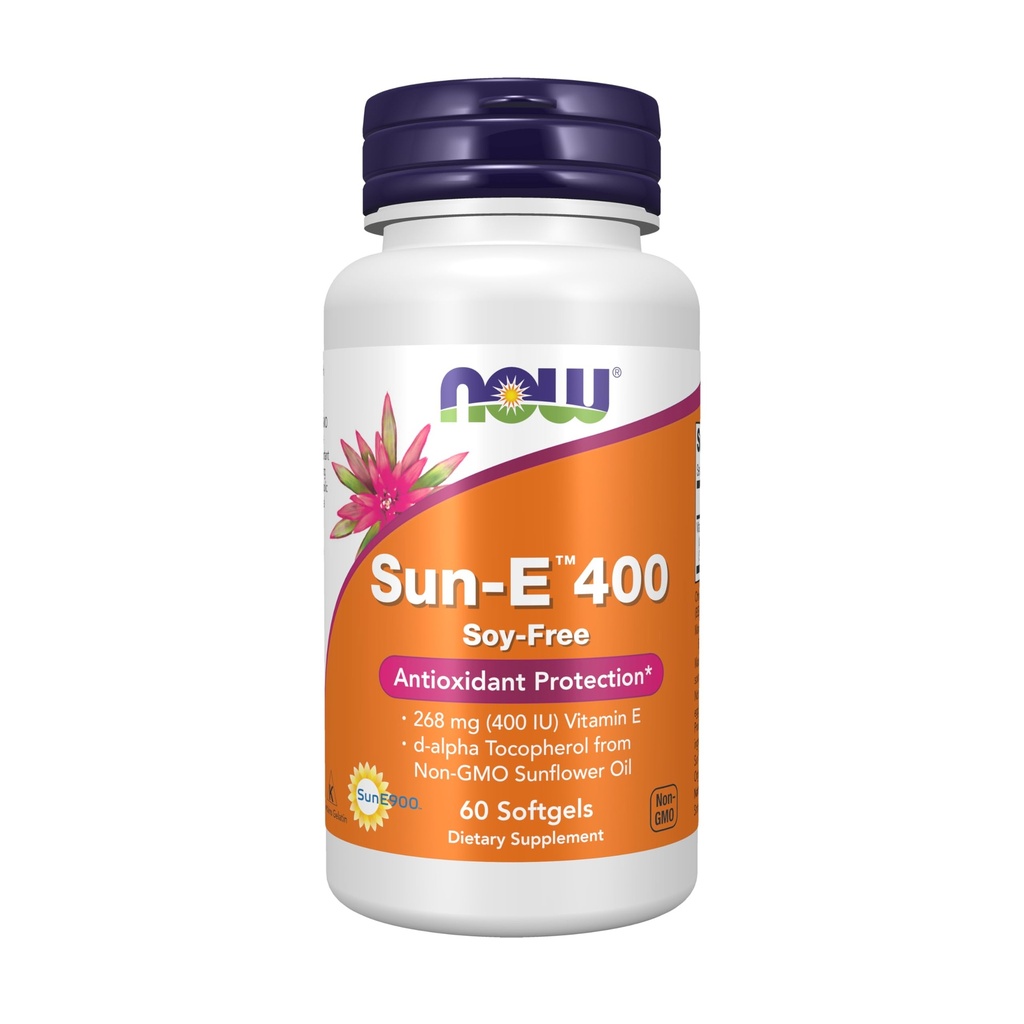 ACUM Alimente Suplimente, Sun-ETM 400 UI cu d-alfa tocoferol de ulei de floarea-soarelui non-GMO, 60 Softgels