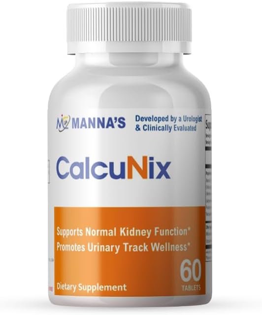 Manna CalcuNix supliment de sprijin pentru rinichi promovează calea urinară 60 comprimate