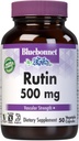 Bluebonnet Nutrition Rutin 500mg (Sophora Japonica) Antioxidant Bioflavonoid pentru Suport vascular* Vegan, Gluten-Free, Soy-Free - Supliment rusin pe bază de plante - 50 Capsule vegetale