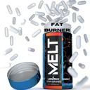 MELT - Cel mai bun termogenic Fat Burner pentru bărbați și femei - Pastile de suprimare apetit pentru pierderea in greutate rapida - Booster de energie și concentrat mental - pastile dietetice Această lucrare - 60 de capace