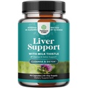 Naturas Craft Ficat Cleanse Detox & Reparatii - Herbal Ficat Suport Milk Thistle Supliment - Silymarin Milk Thistle Suplimente cu Root Dandelion, Choline, Beetroot & Extract de Anghinare - 90 Conte