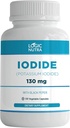 Iod (Iod de potasiu) 130 mg cu 100 capsule vegetale