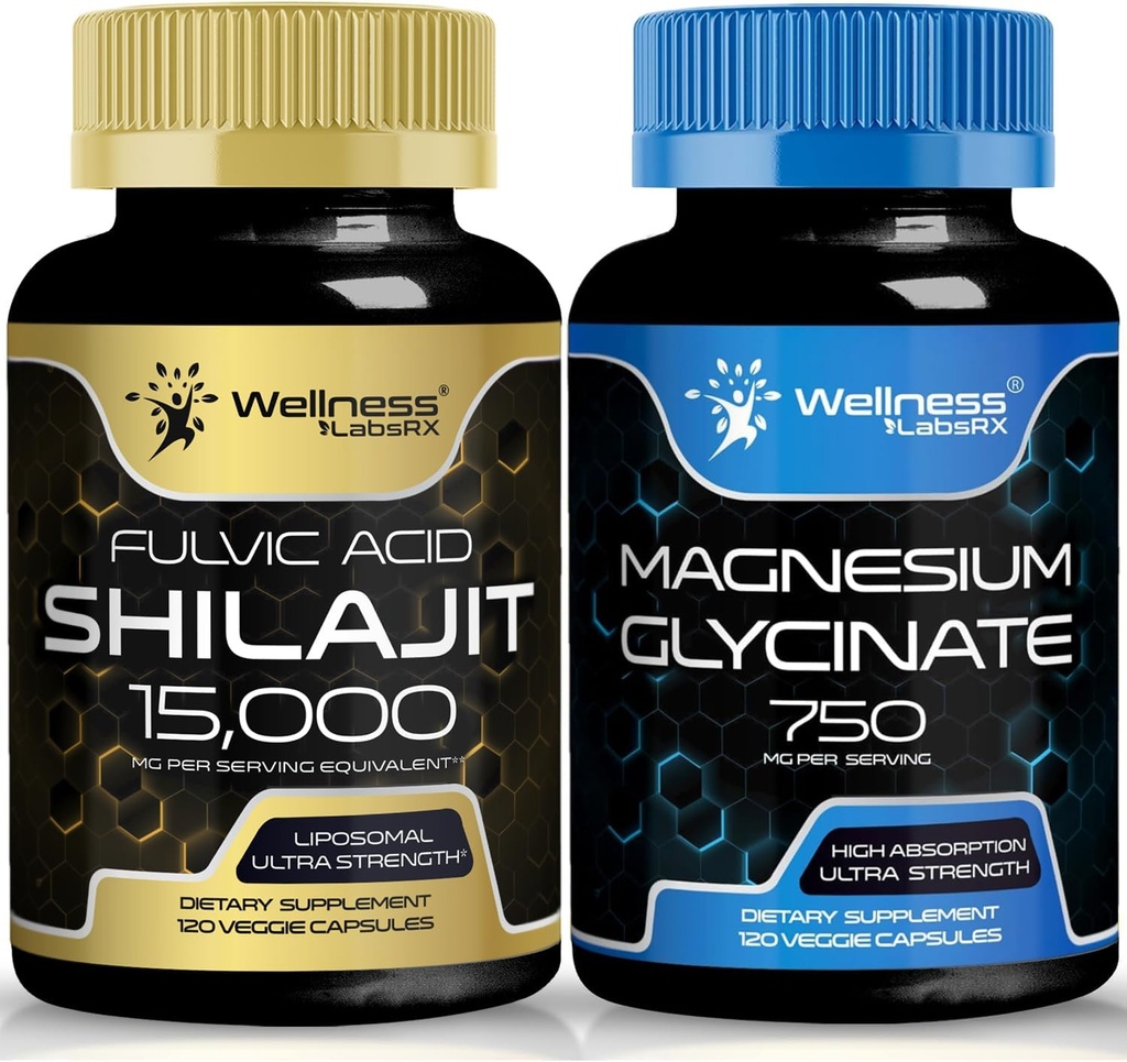 Capsulele de glicinat de magneziu - 750 mg - Supliment de absorbţie mare de magneziu 