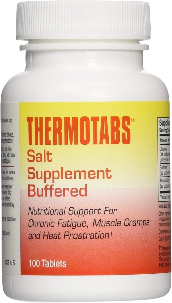 Suplimentul de sare termotabs, Buffed, 100 comprimate - Cumpărați pachete și salvați (Pachet de 3)