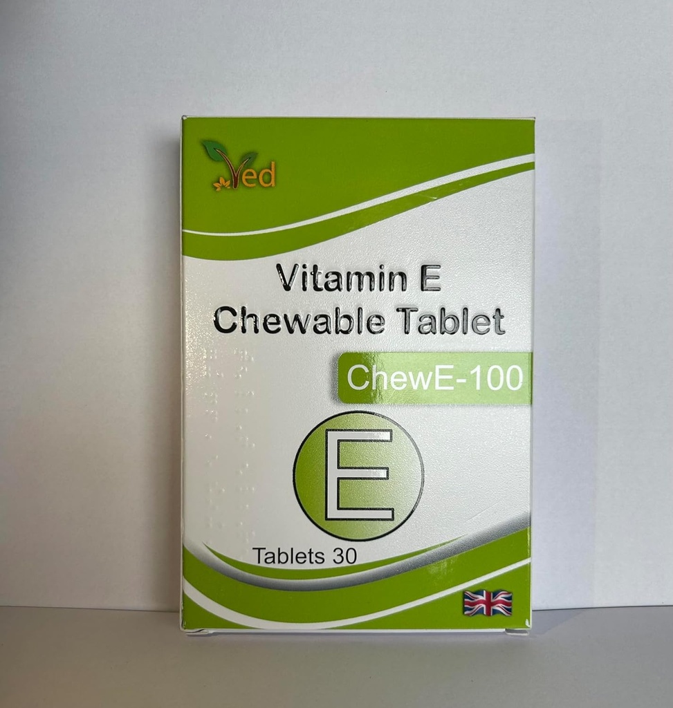Ved Vitamin E 100 MG Chewable Tablet (Pachet de 30)