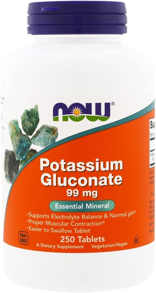 Acum alimente Gluconat de potasiu 99 Milligrame - 250 comprimate