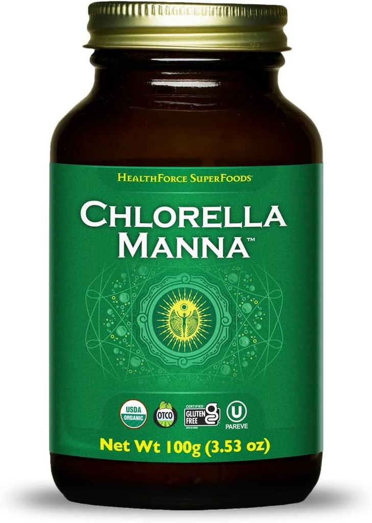 HealthForce Super Foods Chlorella Manna - pulbere - 100 Grams