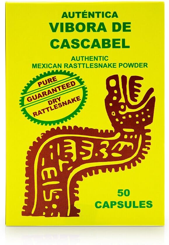Generic Vibora de Cascabel Capsulele Tratament oral Îngrijirea pielii Pischete & Acnee 50 Capace