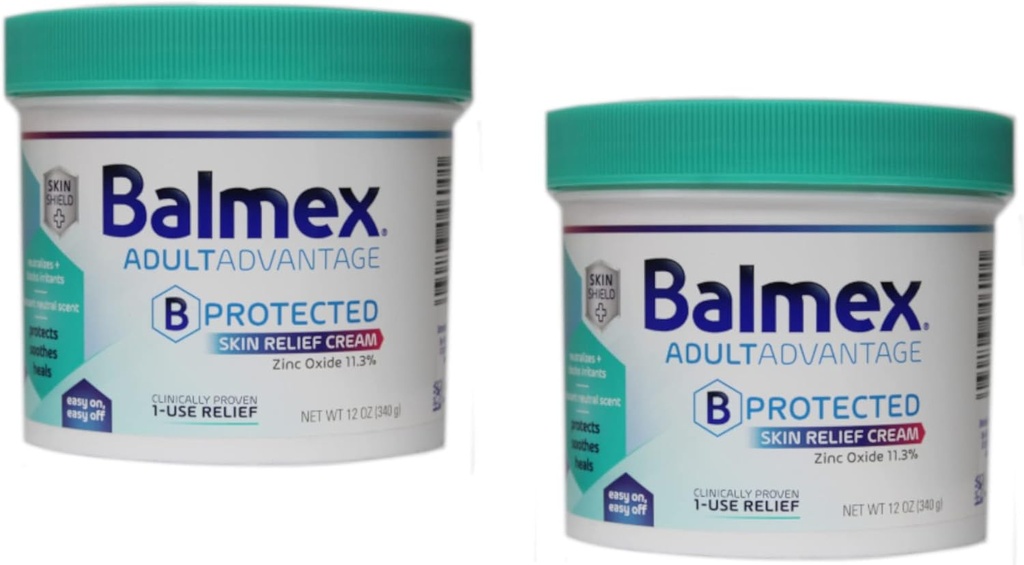 Balmex Ingrijirea adultilor Crema de ingrijire, 12 oz, (Pachet de 2)