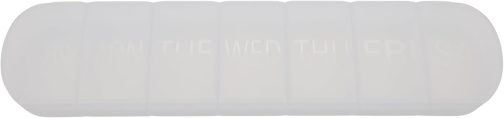 7 zile săptămânale Pilula AM PM Organizator, ShysTech mari pastile cutie de pastile 1 timp O zi pentru pastile / Medicamente / Suplimente / Vitamina (Clear)