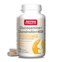 Jarrow Formulas® Glucosamină + Chondroitin + MSM Capsule, Supliment comun de sprijin cu vitamina C și mangan, 30 capsule, 120 zile de aprovizionare