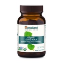 Himalaya Organic Gotu Kola, 45 de zile de aprovizionare - Herbal Nootropic Supplement with Adaptogens for Energy, Focus, Memory, and Calming Relaxation - Vegan, Non-GMO, Gluten Free, 650 mg, 90 Caplets