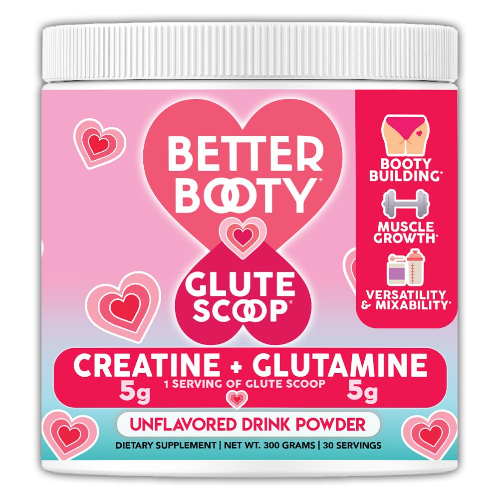 Mai bine Booty Glute Scoop, Creatina pentru femei Createin + L