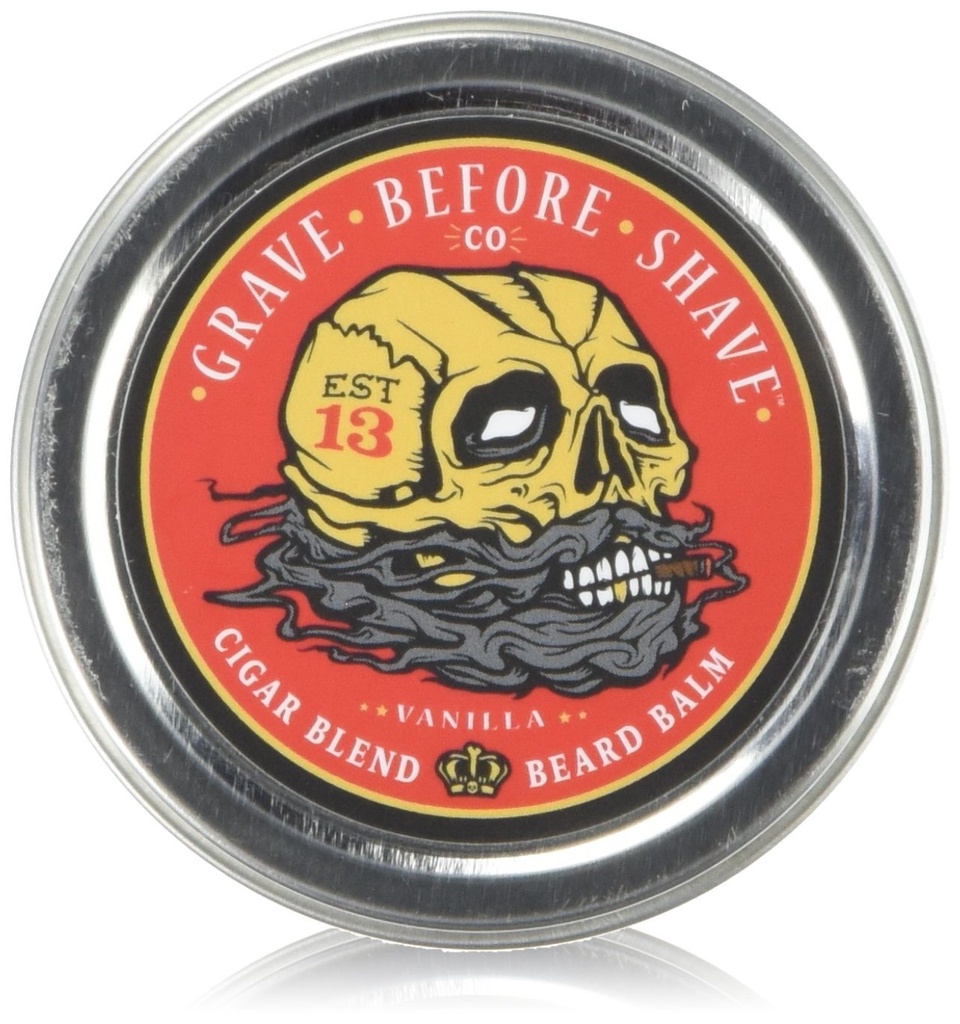 Groapă înainte de ShaveTM Cigar Blend Barbă Balm (Miros de ţigara/Vanilla) (2 oz.)