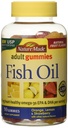 Nature Made Fish Oil Adult Gummies - Orange Lemon & Strawberry Banana 90 Ct, Pachet de 2