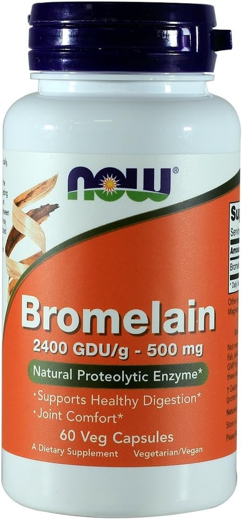 ACUM Bromelain 2400 GDU, 500 mg, 60 capsule (pachet de 2)