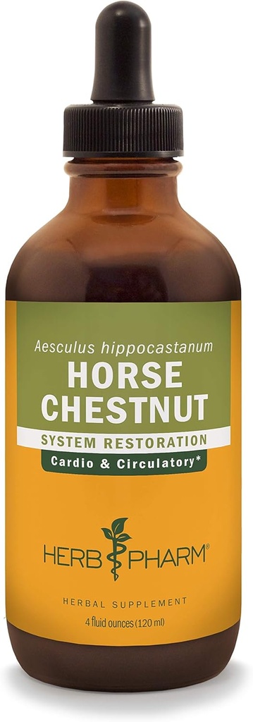 Herb Pharm Horse Chestnut Extract lichid pentru vene sănătoase şi circulaţie - 4 Ounce