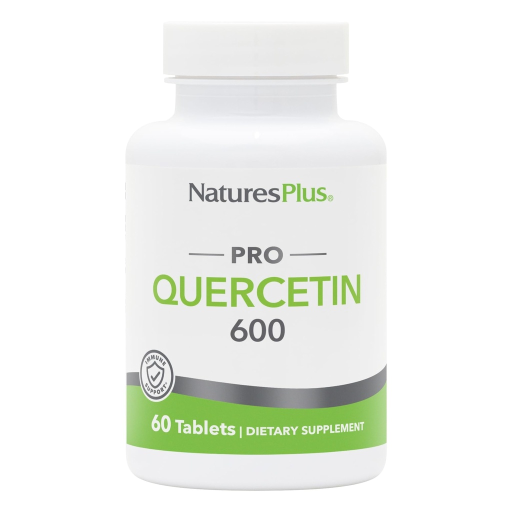 Naturas Plus PRO Querbetin 600 mg - 60 comprimate - Non-GMO, Vegan & Gluten Free - 60 Servings