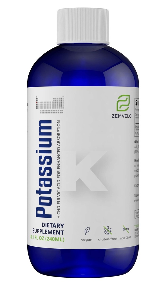 Liquid Ionic Potasic Citrate Supplement 