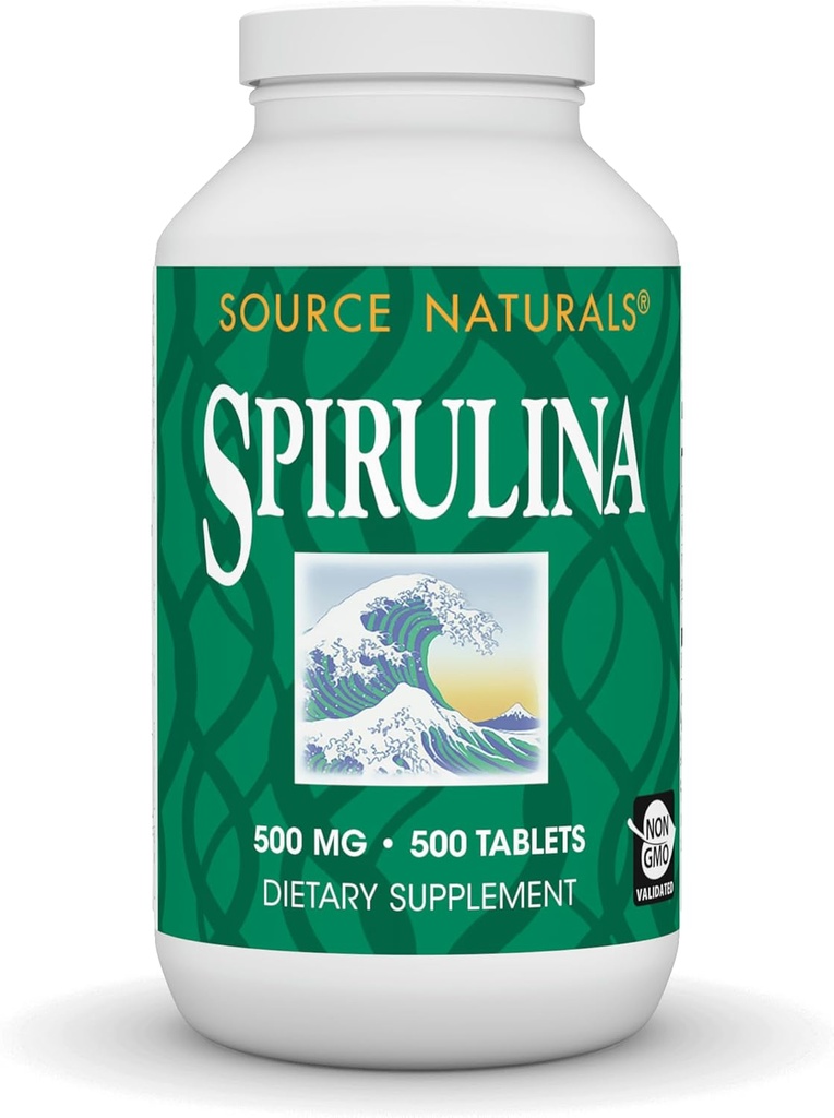 Naturals Sursa Spirulina - pentru suport sistem imunitar - 500 comprimate