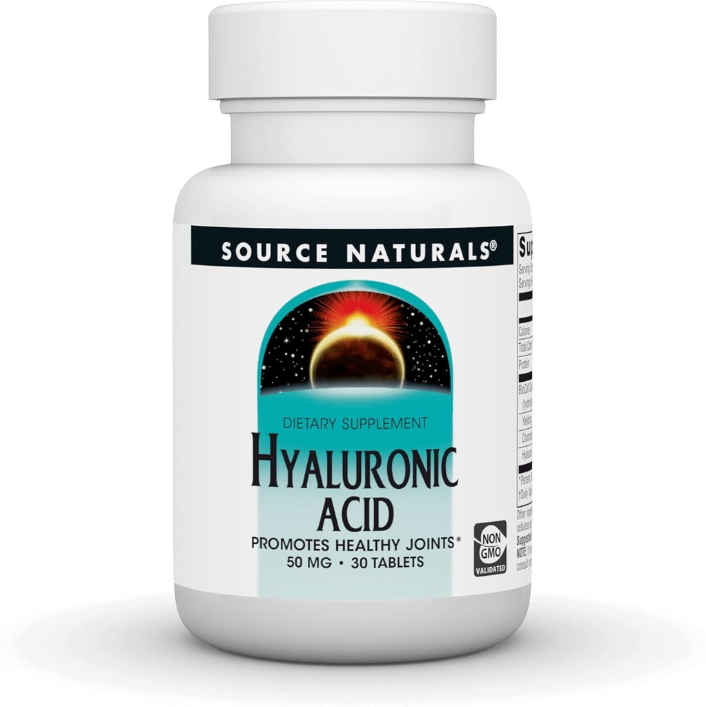 Naturals sursă Acid hialuronic, 50mg, 30 comprimate