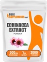 BulkSupplements.com Echinacea Extract pulbere - Echinacea Extract, Herbal Supplement for Immune Support - Vegan & Gluten Free, 500mg per Serving, 1kg (2,2 lbs) (Pachet de 1)